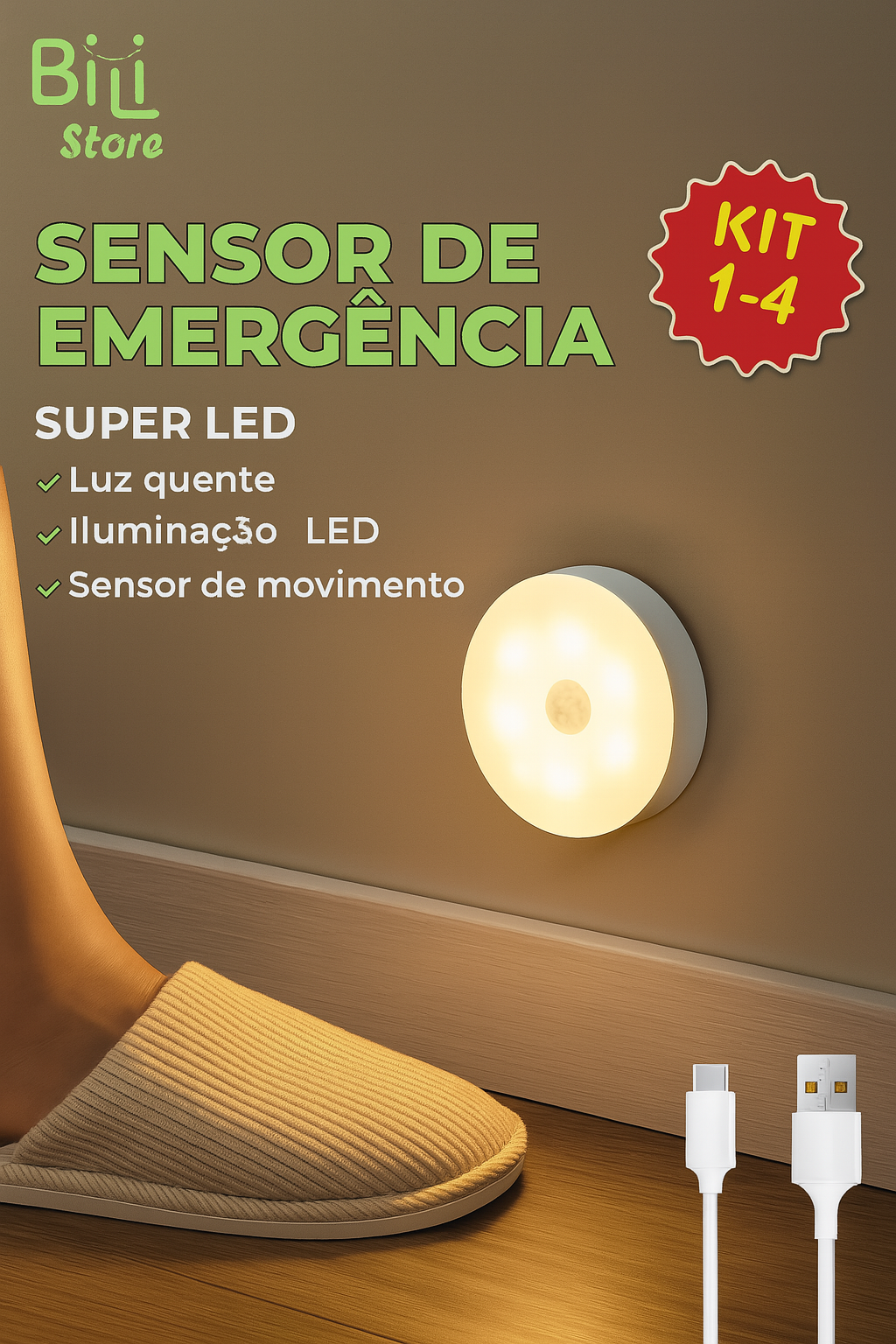 Sensor de Emergência com LED